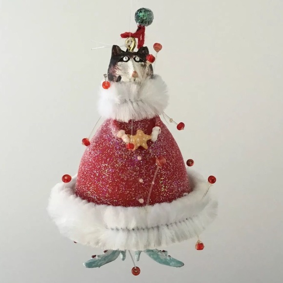 Dept 56 Other - Christmas Kringle Mini Cat Ornament 2004